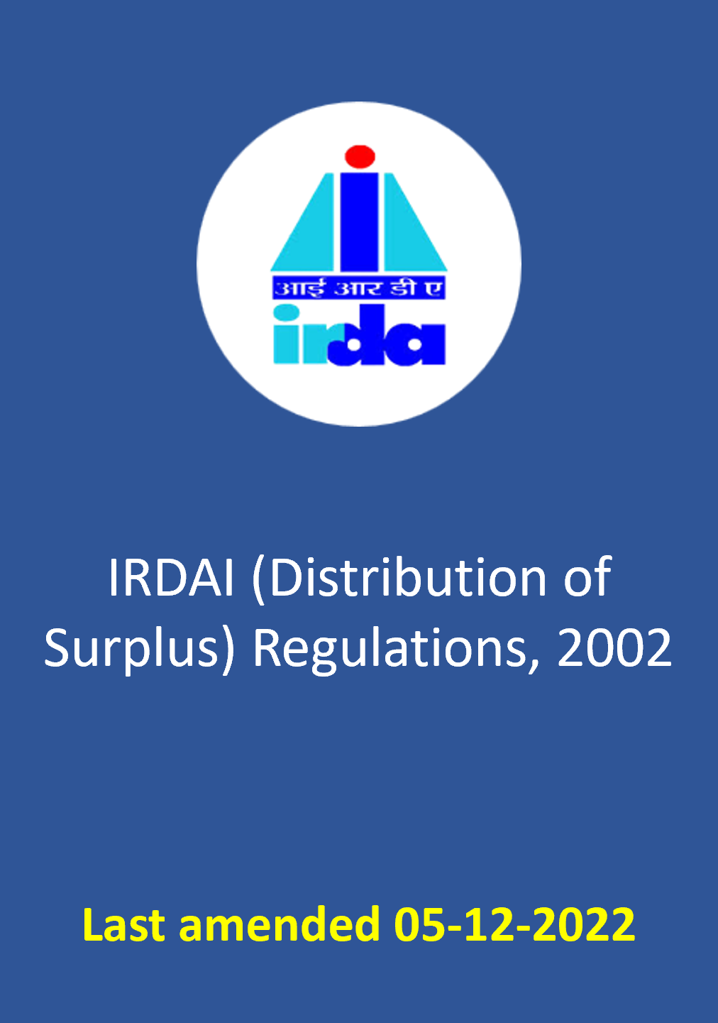 IRDAI (Distribution of Surplus) Regulations, 2002